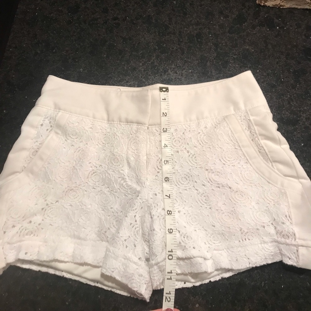 White Lace shorts